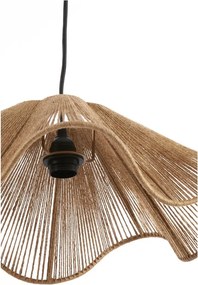 Lustră în culoare naturală cu abajur din iută ø 48 cm Fodara – Light &amp; Living