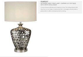 Veioza / Lampa de masa decorativa design elegant Network L EU4852CC SRT