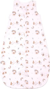 Sac de dormit pentru copii 18-36 luni Kidizi Ducky , bumbac 100%, 1 tog, fermoar cu inchidere de sus in jos