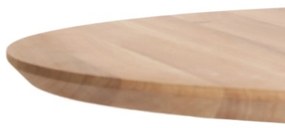 Masa rotunda din lemn masiv de stejar • model CERI | Dimensiuni: 140x77x3 cm