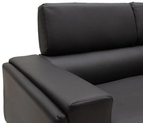 Set 2 canapele cu 2 locuri Shea Pako World Negru 198x80x87 cm
