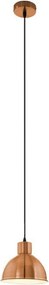 Eglo 54513 - Lustră LED suspendată pe cablu, 1xE27, 6W, 230V, finisaj cupru