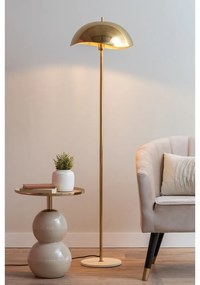 Lampadar auriu cu abajur din metal (înălțime 154 cm) Waved – Leitmotiv