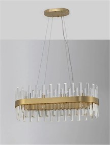 Lustra suspendata eleganta design modern Crown 80x36cm