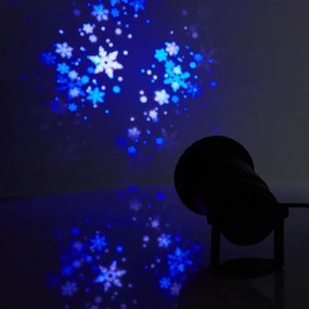 Proiector LED de fulgi de zăpadă de Crăciun pentru exterior Nedis CLPR1 5W/230V IP44