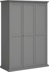 Dulap cu bară pt. umeraşe, gri, PARIS 75353