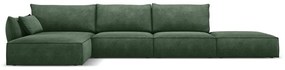 Colțar verde închis (pe partea stângă) Vanda – Mazzini Sofas