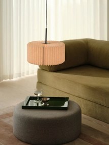 Lustra suspendata moderna cu abajur plisat Vivienne