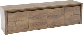 Comoda TV MONTANA K4D, stejar lefkas inchis, PAL melaminat, 170x43x48