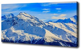Print pe pânză Alpi în timpul iernii