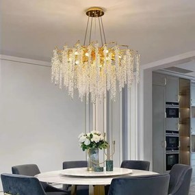Candelabru led Cristal, Evea II 50 cm, E14
