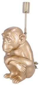 Lampa ceramica Maimuta Auriu h 35 cm