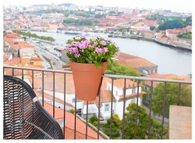 Ghiveci pentru balustradă din plastic reciclat de agățat / de perete ø 30 cm Capri – Artevasi