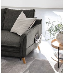 Colțar gri închis extensibil (cu colț pe partea stângă ) Charming Charlie – Miuform