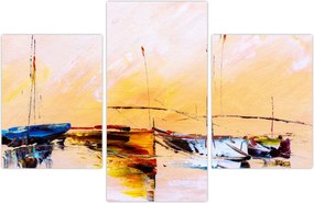 Tablou - Pictură barcă (90x60 cm)