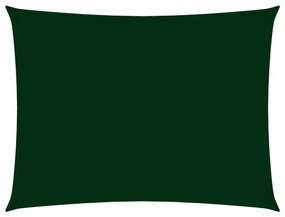 Parasolar, verde inchis, 2x4 m, tesatura oxford, dreptunghiular