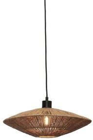 Lustra/Pendul eco din iuta Iguazu S disc 40cm, nat