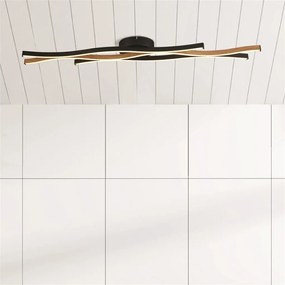 Lustra LED aplicata design modern Bloom Swirl