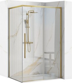 Cabina de dus SOLAR GOLD Brush 100x80cm