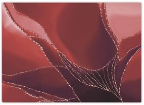 Tablou - Floare abstractă roșie N⁰2 (70x50 cm)