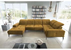 Colțar Neviro 350cm Galben