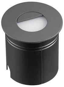 Spot LED incastrabil scari iluminat exterior IP65 ASPEN gri inchis