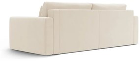 Coltar extensibil Belfast 3 locuri catifea L240 cm