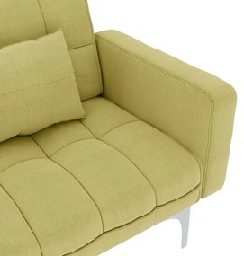 Canapea extensibila, verde, material textil Verde