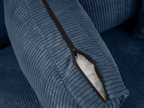 Coltar in forma de U SMART COSARO 295x140 cm, albastru inchis