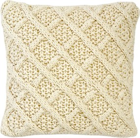 Față de pernă Leeds 45x45 pătrată, crem - Sander