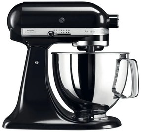 Mixer planetar KitchenAid Artisan Elegance 5KSM125EOB, 300W, 4.8 litri, Actionare directa, 10 viteze, Negru