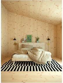 Pat matrimonial din lemn masiv de pin cu somieră 140x200 cm Retreat – Karup Design