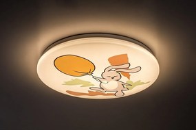 Aplica camera copii motiv iepuras si balon Hopply LED