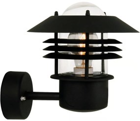 Nordlux - Aplică de perete pentru exterior VEJERS 1xE27/60W/230V IP54 negru