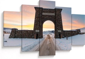 Tablou cu poarta, Yellowstone (150x105 cm)