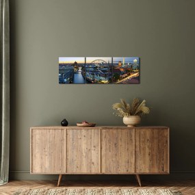 Tablou cu Berlin (cu ceas) (90x30 cm)