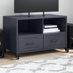 846700 vidaXL Dulap TV, antracit, 68x39x43,5 cm, oțel