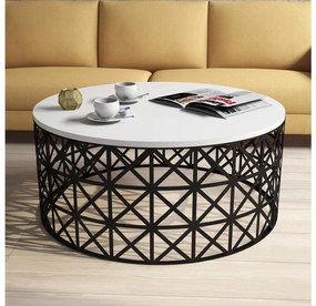 Măsuță de cafea Vutada (alb + negru) . 1093341