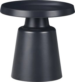 Masuta Cafea Laterala Gonda Metal Negru Diametru 50 Cm