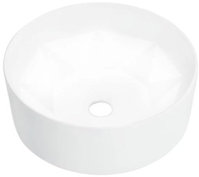 Chiuveta de baie, alb, 36 x 14 cm, ceramica Alb