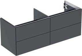 Dulap baza suspendat Geberit One negru mat 135 cm