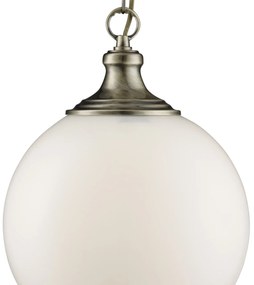 Lustra / Pendul design clasic Avalon alama antic / opal 3051AB SRT