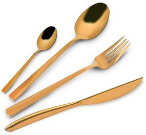 Tacâmuri aurii din oțel inoxidabil 24 buc. Gold – Orion