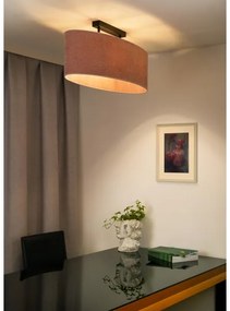 Lustră aplicată Duolla OVAL 2xE27/15W/230V roz