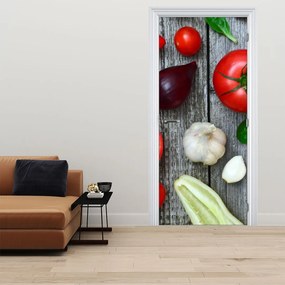 Fototapet pentru ușă - Legume (95x205cm)