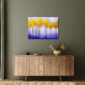 Tablou - Copaci galbeni (70x50 cm)