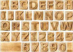 Fototapet, Block Letters, Rebel Walls