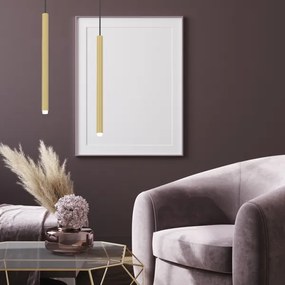 Lustră pe cablu MONZA 1xG9/8W/230V aurie