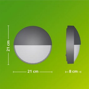 Philips - Aplica de perete pentru exterior CAPRICORN LED/4,3W/230V IP44