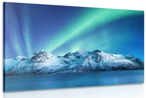 Tablou aurora polară arctică